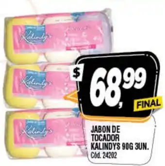 Supermercados Yaguar Jabon de TOcador Kalindys 90g 3un oferta