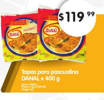 Supermercados Buenos Días Danal Tapas Para Pascualina oferta