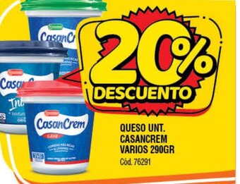 Supermercados Yaguar Queso Unt Casancrem VArios 290gr oferta
