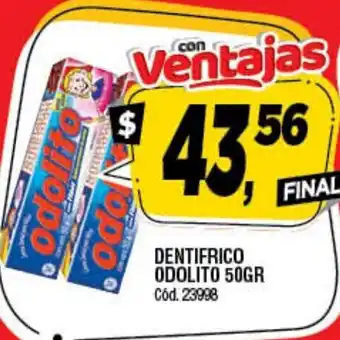 Supermercados Yaguar Dentrifico Odolito 50gr oferta