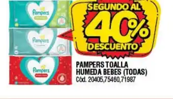 Supermercados Yaguar Pampers Toalla Humeda Bebes oferta