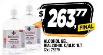 Supermercados Yaguar Alcohol Gel Bialcohol C/Glic 1lt oferta