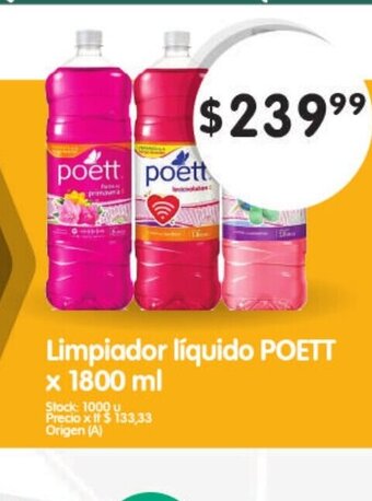 Supermercados Buenos Días Poett Limpiador Líquido oferta