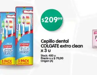 Supermercados Buenos Días Colgate Cepillo Dental Extra Clean oferta