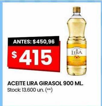 Changomas Aceite lira girasol oferta