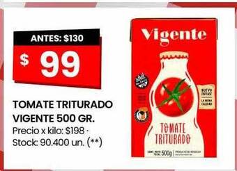 Changomas Tomate triturado vigente oferta