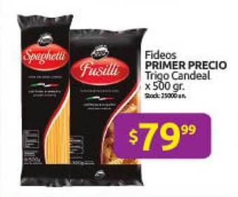 Cordiez Fideos primer precio trigo candeal oferta