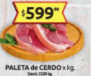 Cordiez Paleta de cerdo oferta