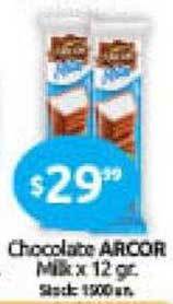 Cordiez Chocolate arcor milk oferta