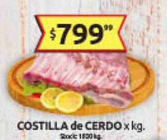 Cordiez Costilla de cerdo oferta
