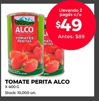 Supermercados Tadicor Alco Tomate Perita oferta