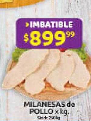 Cordiez Milanesas de pollo oferta