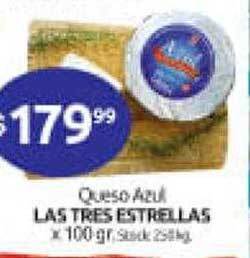 Cordiez Queso azul las tres estrellas oferta