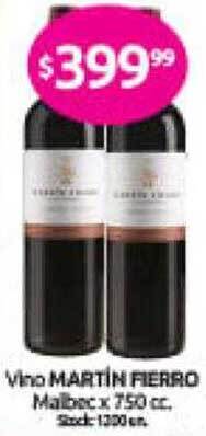 Cordiez Vino martin fierro malbec oferta