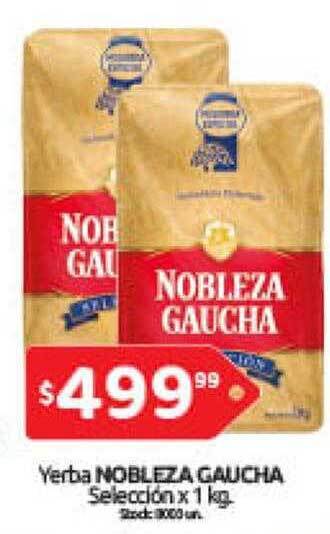 Cordiez Yerba nobleza gaucha selección oferta