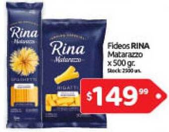 Cordiez Fideos rina matarazzo oferta