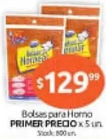 Cordiez Bolsas para horno primer precio oferta