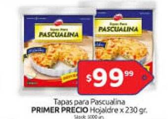 Cordiez Tapas para pascualina primer precio hojaldre oferta