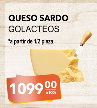 El Milagro Mayorista Queso Sardo Golacteos oferta
