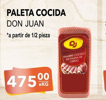 El Milagro Mayorista Paleta Cocida Don Juan oferta