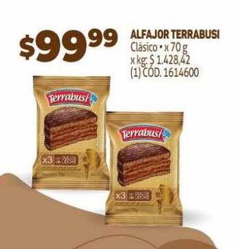 Makro Alfajor terrabusi oferta