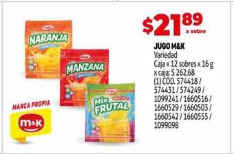 Makro Jugo m&k oferta