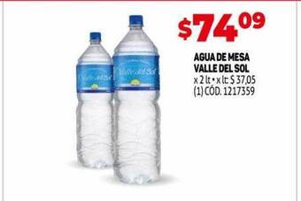 Makro Agua de mesa valle del sol oferta