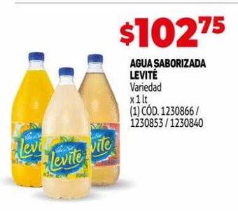 Makro Agua saborizada levité oferta