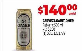 Makro Cerveza saint-omer rubia oferta