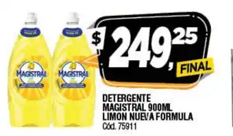 Supermercados Yaguar Magistral Detergente 900ml Limon Nueva Formula oferta