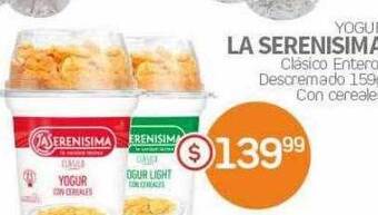 Alvear Yogur la serenisima oferta