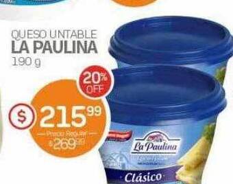 Alvear Queso untable la paulina oferta