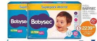 Alvear Pañal babysec oferta