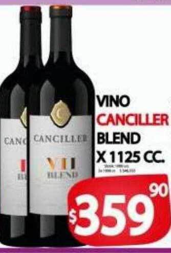Supermercados Caracol Vino canciller blend oferta