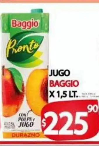 Supermercados Caracol Jugo baggio oferta
