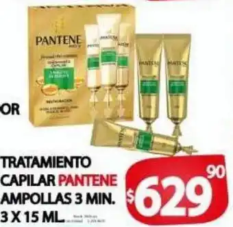 Supermercados Caracol Tratamiento capilar pantene ampollas 3 min oferta