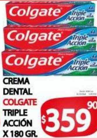 Supermercados Caracol Crema dental colgate triple acción oferta