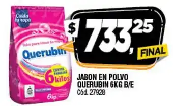 Supermercados Yaguar Querubin Jabon En Polvo 6kg B/E oferta