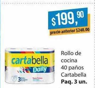 Supermercados Damesco Rollo de cocina 40 paños cartabella oferta