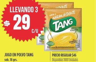 Supermercados Vea Jugo en polvo tang oferta