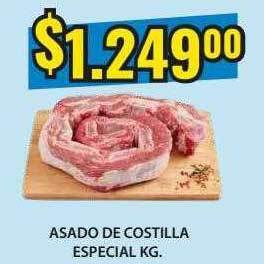 Supermercados Damesco Asado de costilla especial oferta