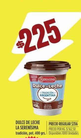 Supermercados Vea Dulce de leche la serenísima oferta