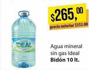 Supermercados Damesco Agua mineral sin gas ideal oferta