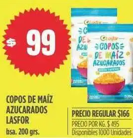 Supermercados Vea Copos de maíz azucarados lasfor oferta
