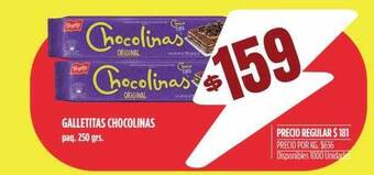 Supermercados Vea Galletitas chocolinas oferta