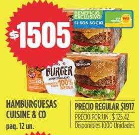 Supermercados Vea Hamburguesas cuisine & co oferta