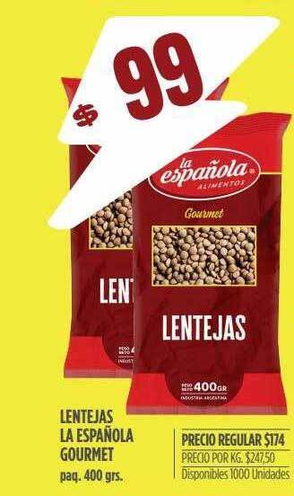 Supermercados Vea Lentejas la española gourmet oferta