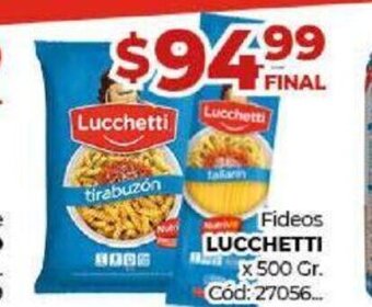 Diarco Lucchetti Fideos oferta