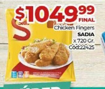 Diarco Sadia Chicken Fingers oferta