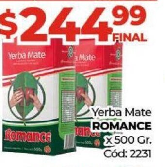 Diarco Romance Yerba Mate oferta